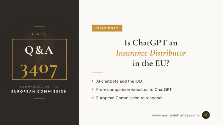 Is ChatGPT an Insurance Distributor in the EU?